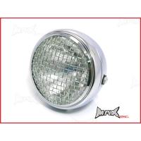 Phare avant universel 'mesh grill' noir ou chrome