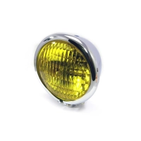 Phare avant vintage led 12v/35w chromé