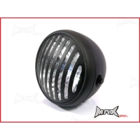 Phare avant avec cache feu 'prison bar' fixations inférieures 17cm