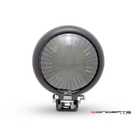 Mini feu arrière 7,6 cm noir, noir et chrome ou chrome