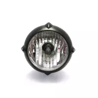 Phare avant universel halogène 17cm alu noir mat