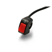 Interrupteur on/off pour feu ou led en aluminium cnc