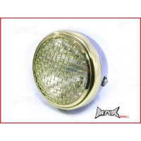 Phare avant universel 'mesh grill' noir ou chrome