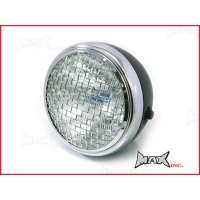 Phare avant universel 'mesh grill' noir ou chrome