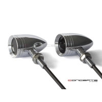Paire de clignotants verra chrome