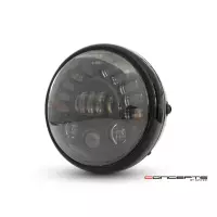 Phare avant universel avec clignotants intégrés 19cm