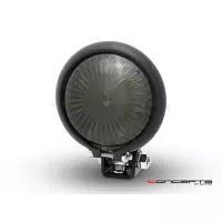 Mini feu arrière 7,6 cm noir, noir et chrome ou chrome