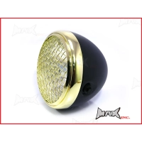 Phare avant universel 'mesh grill' noir ou chrome