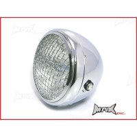 Phare avant universel 'mesh grill' noir ou chrome