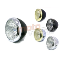 Phare avant universel 'mesh grill' noir ou chrome
