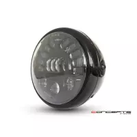 Phare avant universel avec clignotants intégrés 19cm