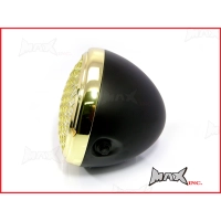 Phare avant universel 'mesh grill' noir ou chrome