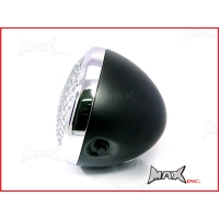 Phare avant universel 'mesh grill' noir ou chrome
