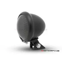 Mini feu arrière 7,6 cm noir, noir et chrome ou chrome