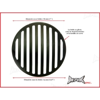 Grille de phare avant cafe racer 17,8 cm