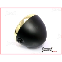 Phare avant universel 'mesh grill' noir ou chrome