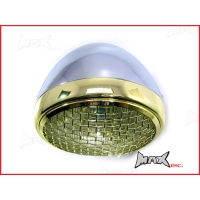 Phare avant universel 'mesh grill' noir ou chrome