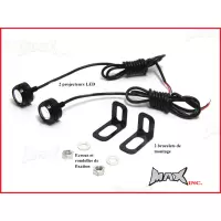Paire de clignotants avant amber cree