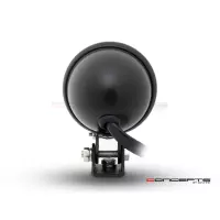 Mini feu arrière 7,6 cm noir, noir et chrome ou chrome