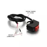 Interrupteur on/off pour feu ou led en aluminium cnc