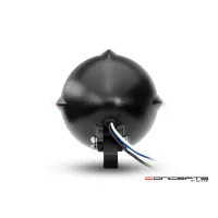 Phare avant universel vintage noir led 18cm