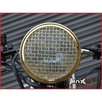 Phare avant universel 'mesh grill' noir ou chrome