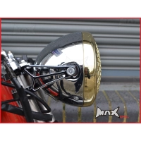 Phare avant universel 'mesh grill' noir ou chrome