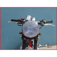 Phare avant universel 'mesh grill' noir ou chrome