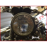 Phare avant universel 'mesh grill' noir ou chrome