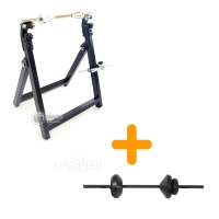 Équilibreuse trépied manuelle de roue monobras moto