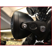 Phare avant universel 'mesh grill' noir ou chrome