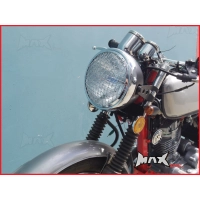Phare avant universel 'mesh grill' noir ou chrome