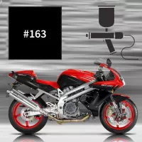 Peinture aprilia matt diablo black sl falco 1000 1999-2005