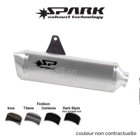 Echappement spark ktm adventurer 2015-2016 modèle force / titane