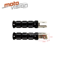 Paire de repose-pieds avant en aluminium anodisé honda