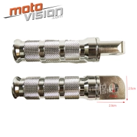 Paire de repose-pieds avant en aluminium anodisé honda