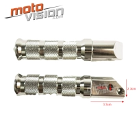 Paire de repose-pieds avant en aluminium anodisé honda