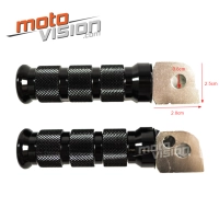 Paire de repose-pieds avant en aluminium anodisé yamaha