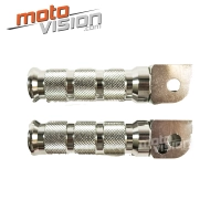 Paire de repose-pieds avant en aluminium anodisé yamaha