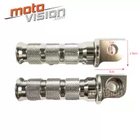 Paire de repose-pieds avant en aluminium anodisé suzuki