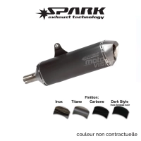 Echappement spark bmw r 1150 gs /adventure/r1150r rockster 1998-2006 modèle force / carbone