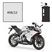 Peinture tricouche en spray aprilia bianco glam pearl rs 50 2008-2010
