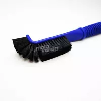 Brosse et spatule anti boue pour garde boue et pneu moto