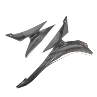 Caches latéraux hauts carbone kawasaki zx6r 2007-2008