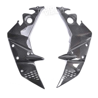 Paire de protections de cadre carbone z1000 2007-2009 z750  2007-2012 z750 r 2011-2012