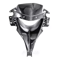 Cache centre de tête de fourche carbone kawasaki zx6 2009-2012