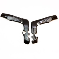Paire de protection de cadre court carbone honda cbr 600 2007-2013