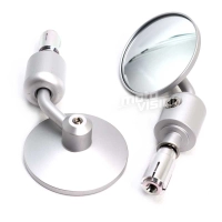Paire de rétroviseurs adaptables en aluminium (universels)