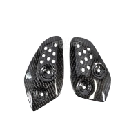 Paire de repose pieds carbone vernis yamaha mt07 2013-2020