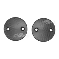 Caches carter ronds carbone yamaha t-max 2008-2011